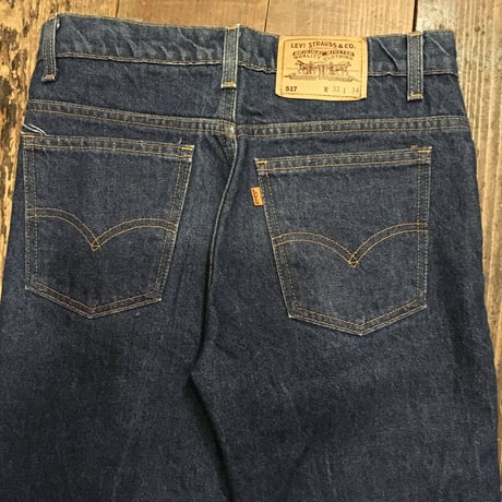 [USED] Levis517 濃紺フレア