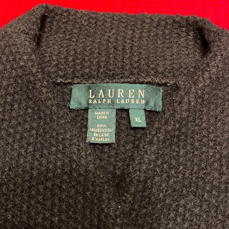 [USED]RALPH LAUREN LAMBSWOOLカーディガン🐑
