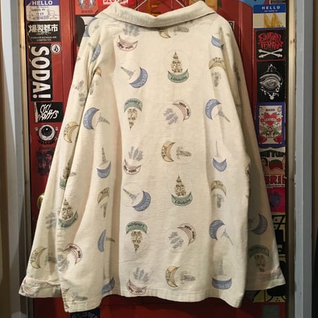 [USED]  "LONDON" snow globe パジャマシャツ