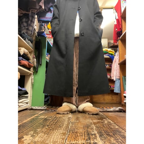 [USED] BLACK カシミア LONG COAT