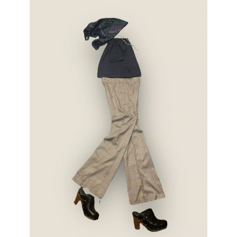 ドビーカルゼ ソフトタンブラーストレッチ 変形千鳥柄　新品 HIGH TWIST RIBBED KNITSQ