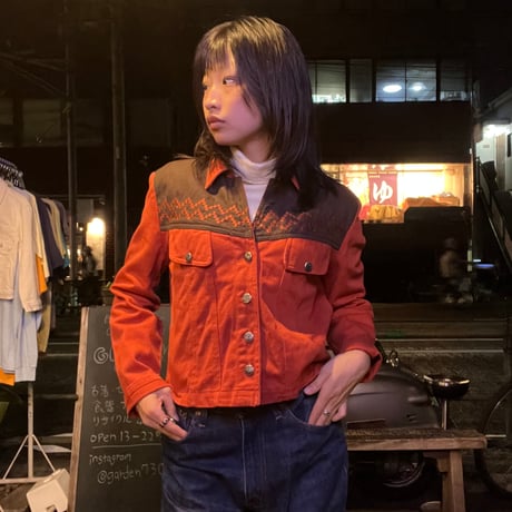 [USED] COW GIRL🐴カラーデニムJKT