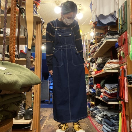 [USED]デニムサロペットスカート