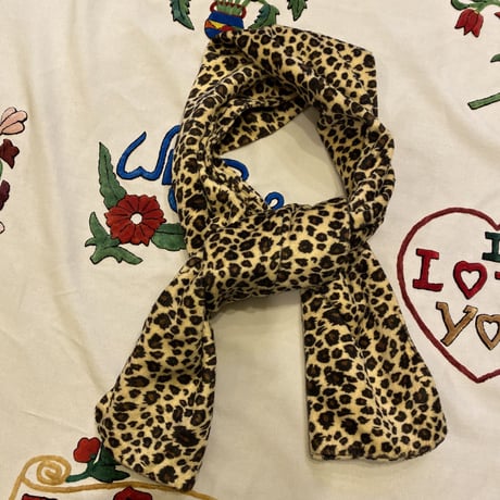 [USED] レオパード柄マフラー🐆❤️