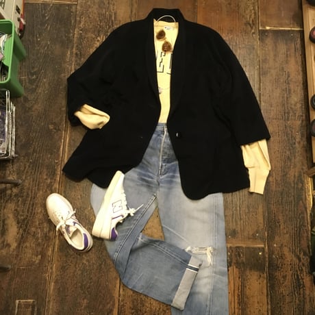 [USED] simple BLACK Coat