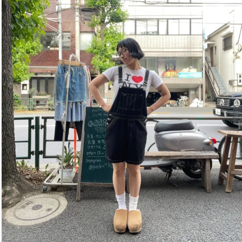 強撚ドライコットン オーバーオール - BLACK COTTON DRILL OVERALL(S Black): Vintage 1.1｜THE SHOP YOHJI