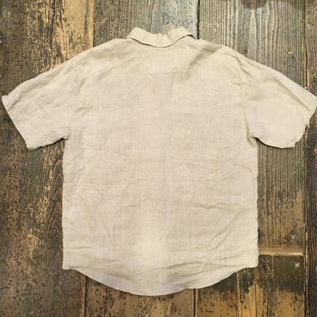 [USED] FLAX 100%LINEN シャツ