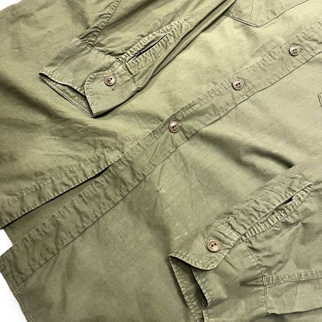 [VINTAGE] MILITARY風 L/S SHIRT