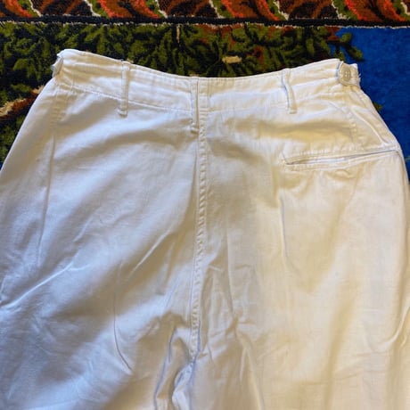 [USED] vintage US NAVY  remake Cotton PANTS