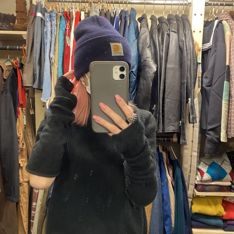 [USED] made in U.S.A. Carhartt ビーニー ！