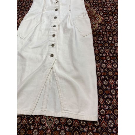 [USED]  WHITE DENIM ワンピース