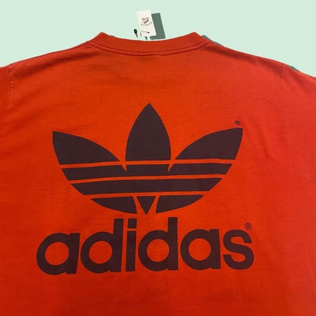 [USED] vintage 80's 両面 adidas Tee