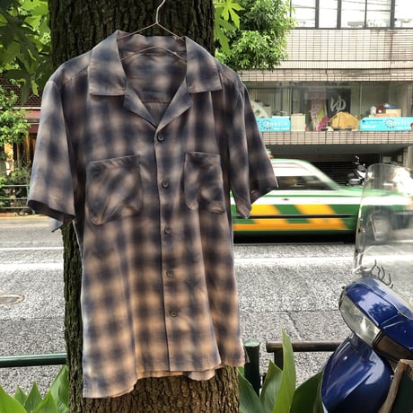 [USED] 爽やかCHECK！S/Sオープンシャツ