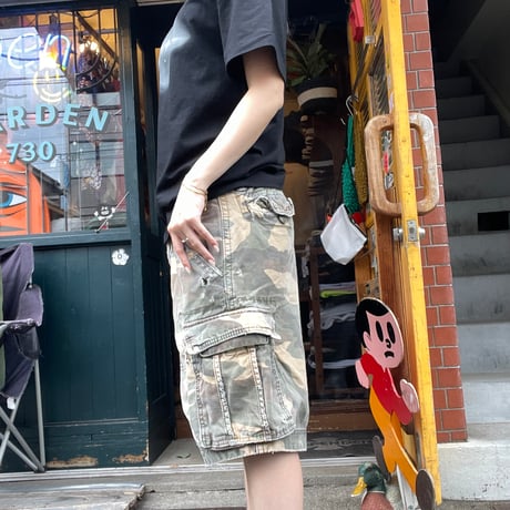 [USED] "ABERCROMBIE&FITCH" CAMOショーツ