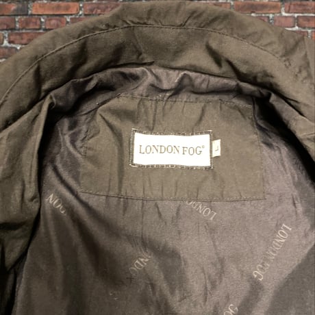 [USED]  "LONDON FOG" トレンチコート BLACK