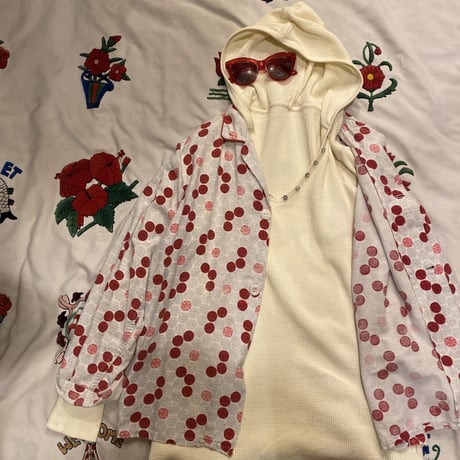 [USED] ワッフル生地のサーマルPARKA