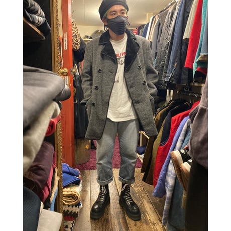 [USED] 70's vintage Dunn & Co. カシミア混 テッズコート