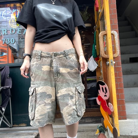 [USED] "ABERCROMBIE&FITCH" CAMOショーツ