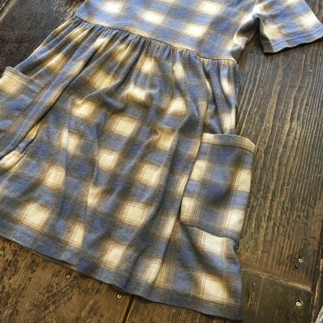 [USED] ネル半袖ワンピース