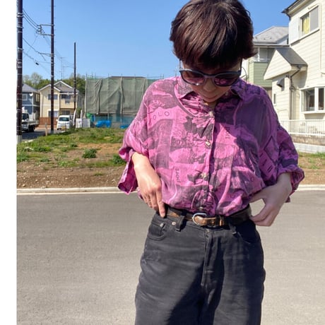 [USED] Photoプリント💖 レーヨン SHIRTS