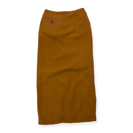 [USED] 100% SILK LONG SKIRT