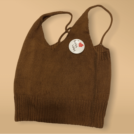 [USED] BROWN ニットキャミ♡
