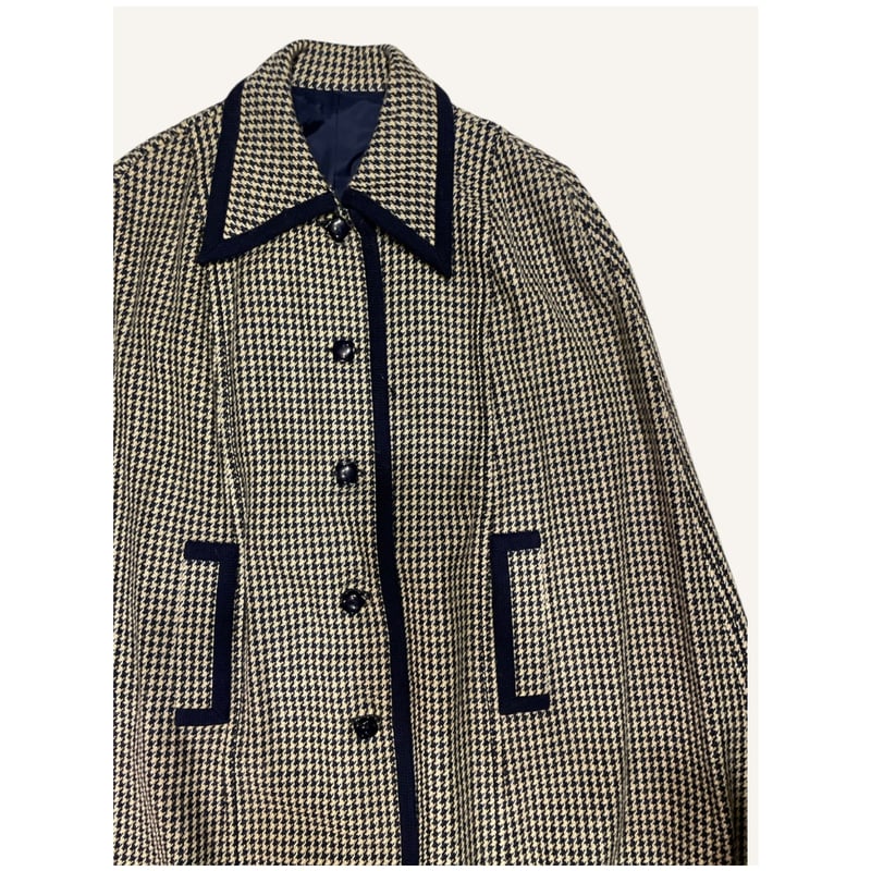 USED] 千鳥格子ケープコート | garden730