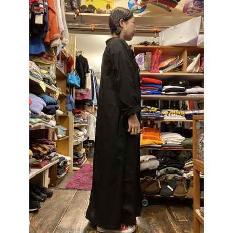 [USED] ブラックロングガウン