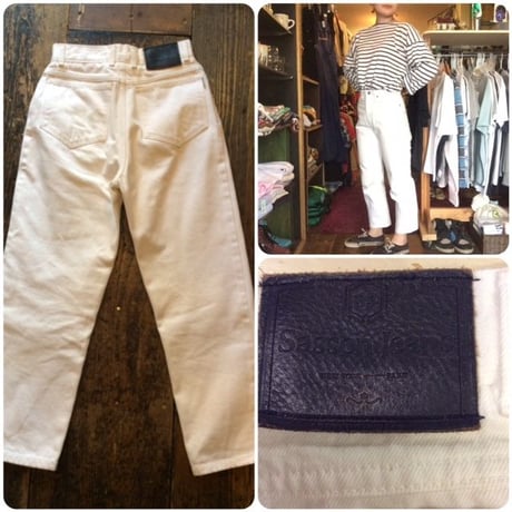 [USED] Sasson Jeansホワイトデニムパンツ