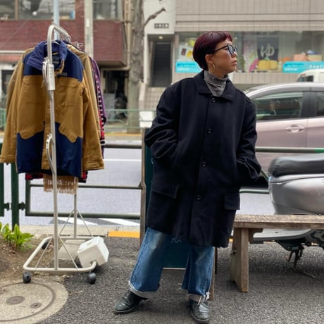 [USED] BLACK ハーフコート