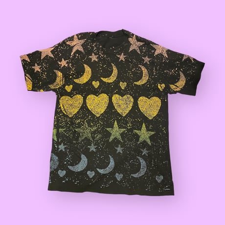 [USED]抜染⭐︎総柄Tee