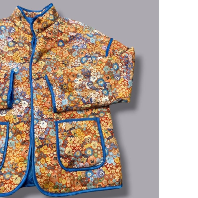 USED] 花柄 🩷キルティングCHINA チャイナJKT | garden730