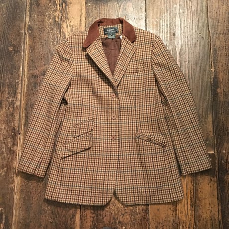 [USED]  Ralph Lauren チドリ柄  LONGシルエット JKT