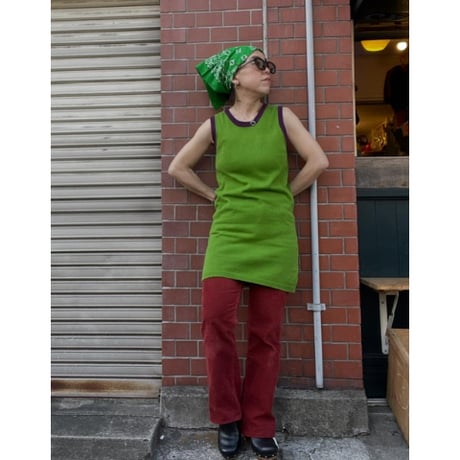 [USED] "Paul Smith" ノースリーブニットワンピース💚