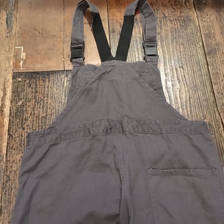 [USED] GRAY COTTON  オーバーオール