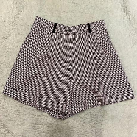 [USED] 千鳥柄SHORTS♡(W29)