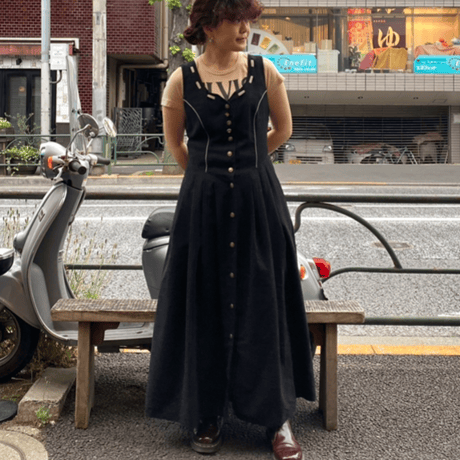 [USED] euro C&A BLACKワンピース
