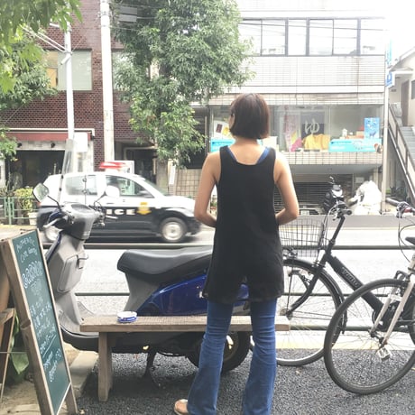 [USED] 裏地付き♡BLKメッシュタンク