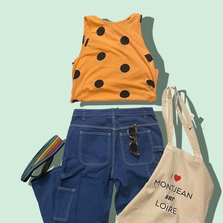 [USED]  ドット♡タンクトップ