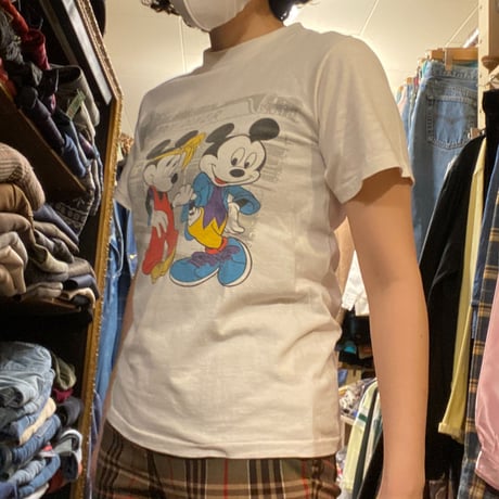 [USED]80~90's Mickey&Minnie Tee❣️