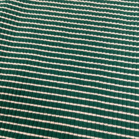 [USED] Good size♡Greenボーダーサーマル