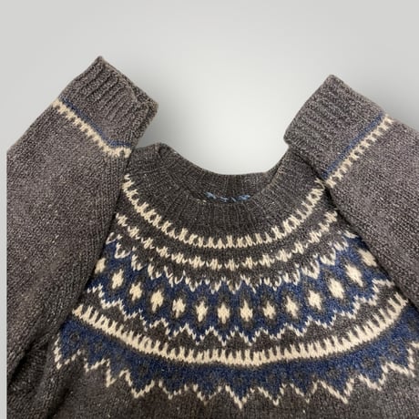 [USED]  ノルディック柄 KNIT