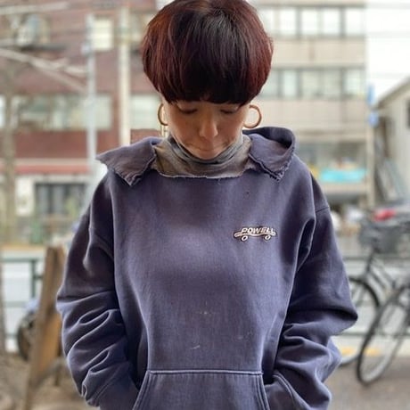 [USED]  90's vintage POWELL  SWEAT PARKA