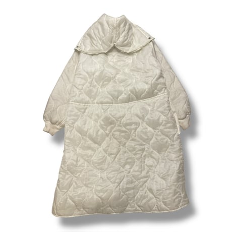 [USED] 珍品! 80's US ARMY WHITE キルティング ライナーコート