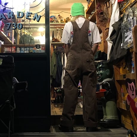 [USED] Carhartt ダック地 BROWNオーバーオール