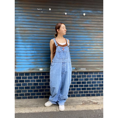 [USED]  LANDS' END DENIM OVERALL