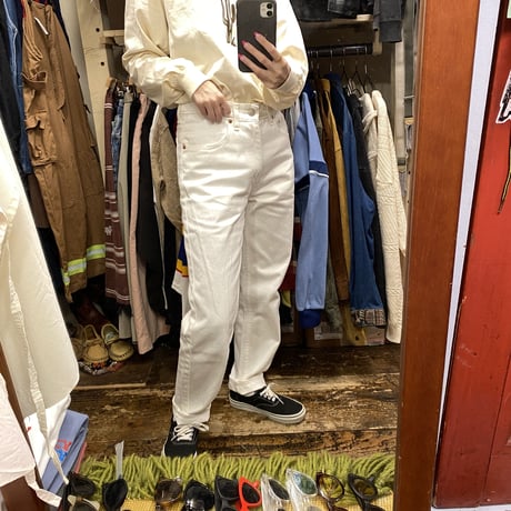 [USED] Levis 626 WHITE DENIM！