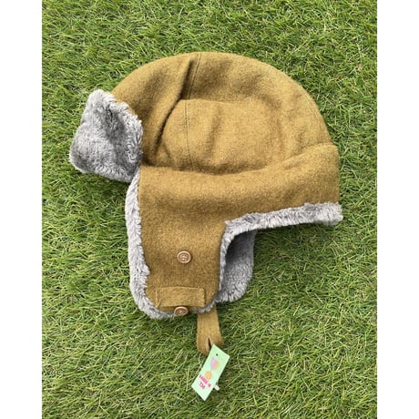 [DEADSTOCK] "RUMANIA" WINTER ボアCAP