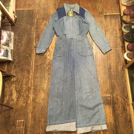 [USED] DENIM jump suit