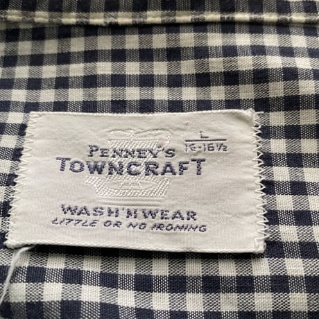 [USED] Vintage Town CRAFT ギンガムチェック半袖シャツ
